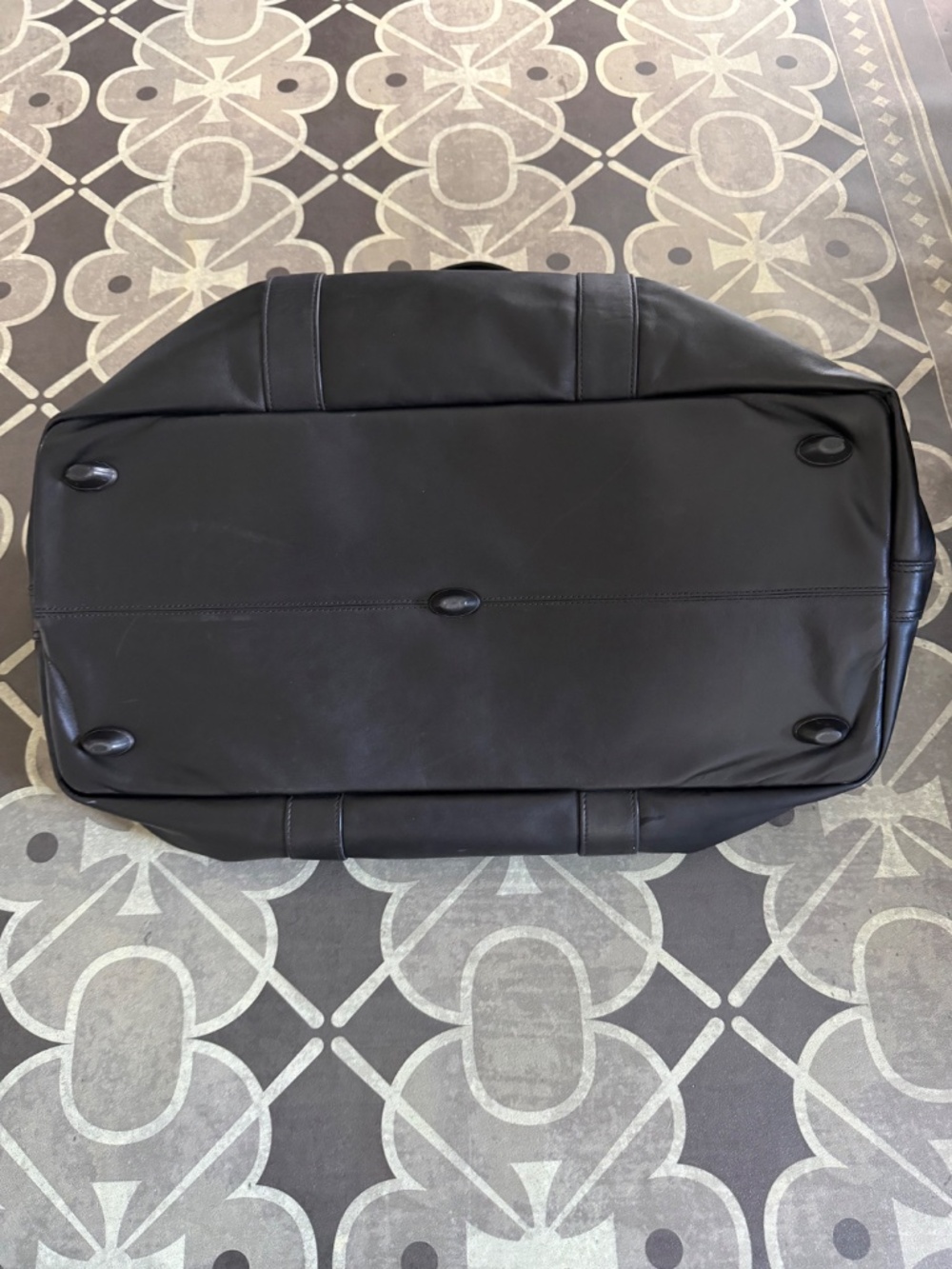 Tumi Leather Duffle Bag - Picture 2 of 5